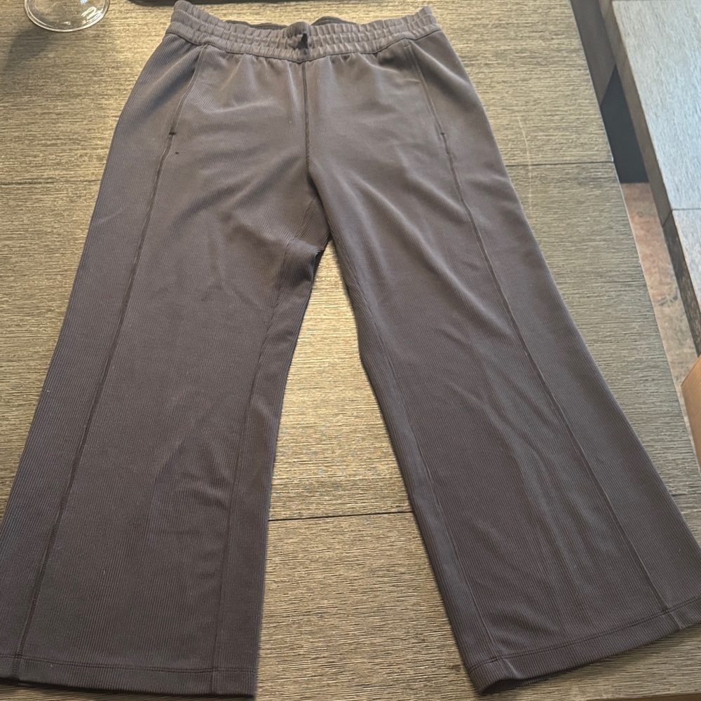 Lululemon softstreme ribbed wide leg pants